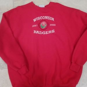 Mens Wisconsin Badgers Rose Bowl 2000 size XL